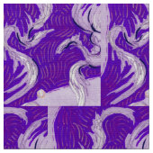 ドラゴン2つ、サンズ3つ ファブリック (クローズアップ)