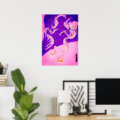 ドラゴン2つ、サンズ3つ ポスター (ホームオフィス)