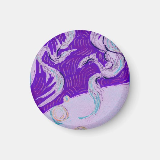 ドラゴン2つ、サンズ3つ マグネット (正面)