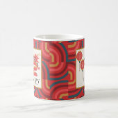 ドラゴン2024赤中国の新年の休日 コーヒーマグカップ (中央)