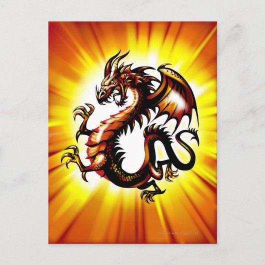 ドラゴン3 ポストカード (正面)