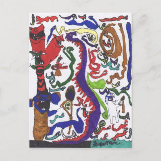 ドラゴン50枚はがき ポストカード