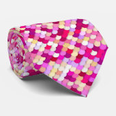 "ドラゴン"は-マゼンタ、ピンクおよび金ゴールドをはかりで測ました ネクタイ (ロール)