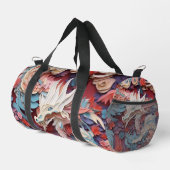 ドラゴン – ま保たは自分のダフバッグをデザイン ダッフルバッグ (右コーナー)