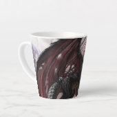 ドラゴン・イン・ケーブ カフェラテマグ (左アングル)