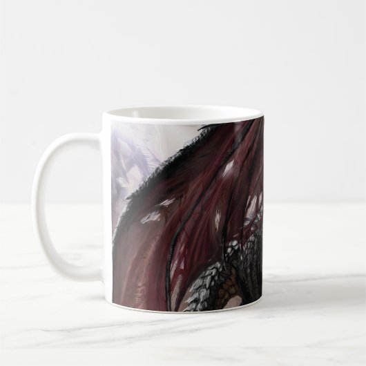ドラゴン・イン・ケーブ コーヒーマグカップ (左)