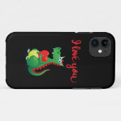 ドラゴン・イン・ラブ Case-Mate iPhoneケース (裏面(横))