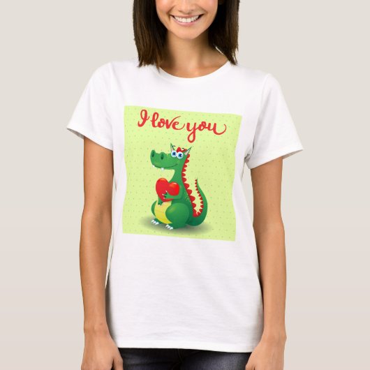ドラゴン・イン・ラブ Tシャツ (正面)