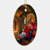 ドラゴン・ウォーミング・バイ・ザ・ファイアー セラミックオーナメント (右)