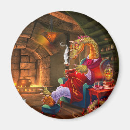 ドラゴン・ウォーミング・バイ・ザ・ファイアー マグネット