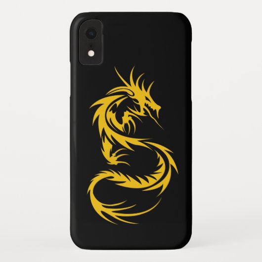 ドラゴン・オブ・金ゴールド Case-Mate iPhoneケース (裏面)