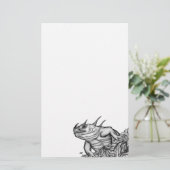 ドラゴン・オン・ザ・ロック 便箋 (スタンド正面)