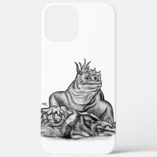 ドラゴン・オン・ザ・ロック Case-Mate iPhoneケース (裏面)