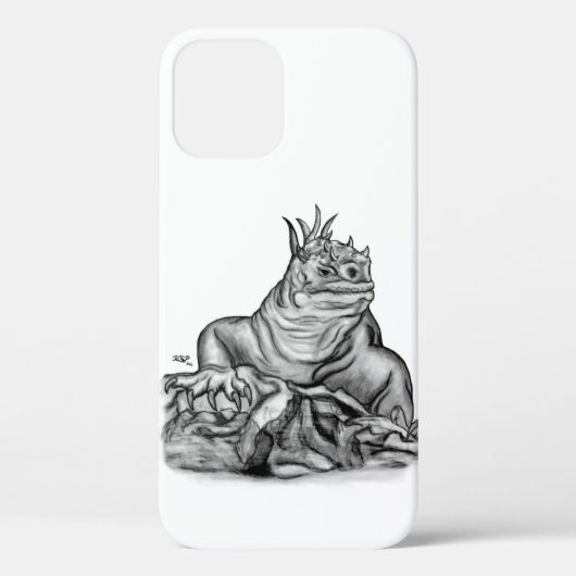 ドラゴン・オン・ザ・ロック Case-Mate iPhoneケース (裏面)