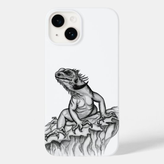 ドラゴン・オン・ザ・ロック Case-Mate iPhoneケース (裏面)