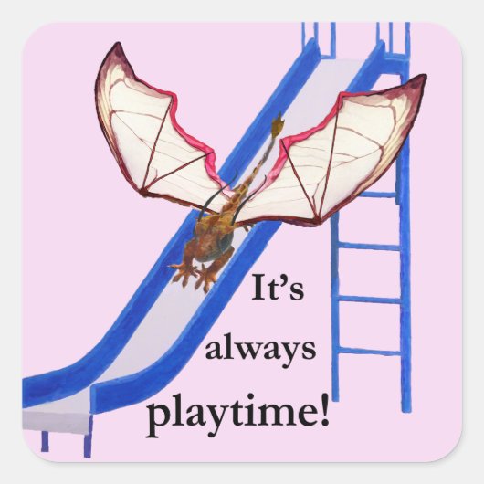 ドラゴン・オン・スライド スクエアシール (正面)