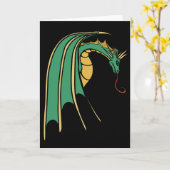 ドラゴン カード (黄色い花)