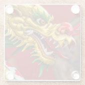 ドラゴン ガラスコースター (裏面)