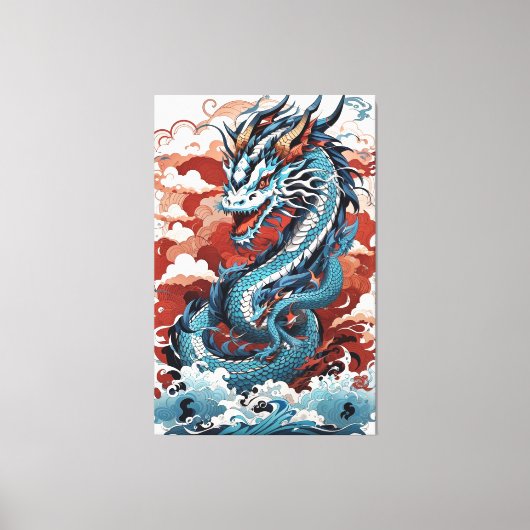 ドラゴン キャンバスプリント (正面)