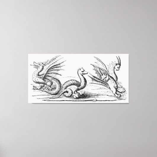 ドラゴン キャンバスプリント (正面)