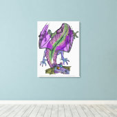 ドラゴン キャンバスプリント (インサイチュ (ウッドフロア))