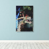 ドラゴン キャンバスプリント (インサイチュ (ウッドフロア))