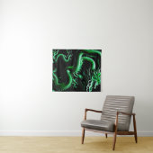 ドラゴン グリーン タペストリー (インサイチュ(横))