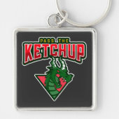 ドラゴン：ケチャップを渡す キーホルダー (正面)