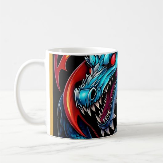 ドラゴン コーヒーマグカップ (左)