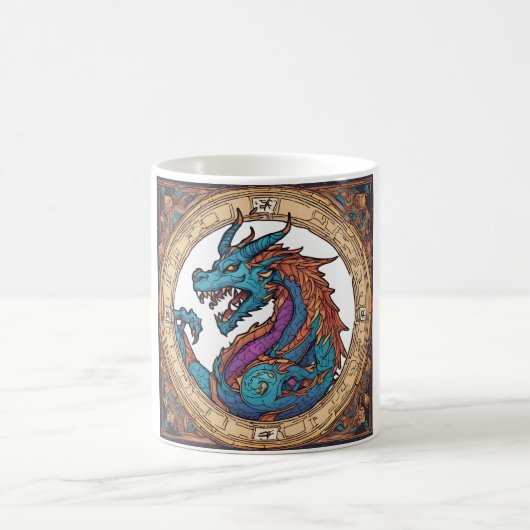 ドラゴン コーヒーマグ コーヒーマグカップ (中央)