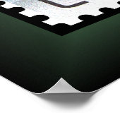 ドラゴン~サンタ~トナカイ~ラトビア~スタンプ~ ポスター (角)