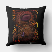 ドラゴン(シグネチャーデザイン) クッション (裏面)