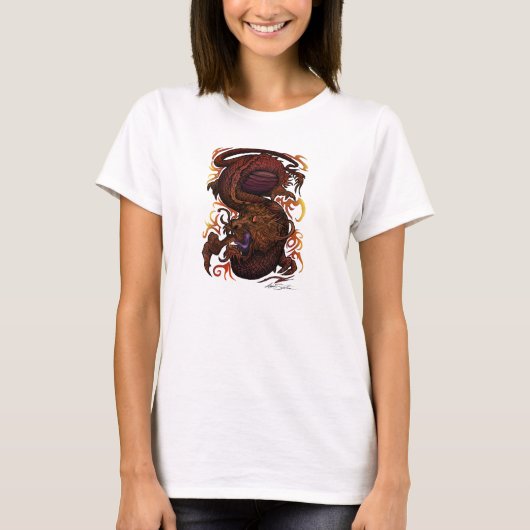 ドラゴン(シグネチャーデザイン) Tシャツ (正面)