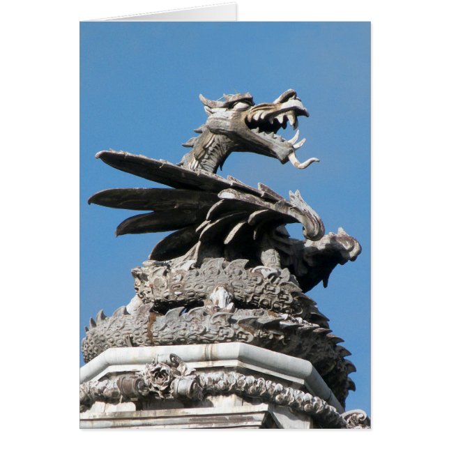 ドラゴン，シティホール，カーディフ，ウェールズ，英国 (正面)