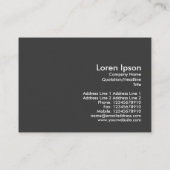 ドラゴン、シティホール、カーディフ 名刺 (裏面)