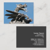 ドラゴン、シティホール、カーディフ 名刺 (正面/裏面)