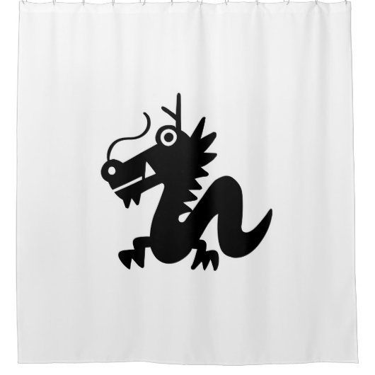 ドラゴン シャワーカーテン (正面)