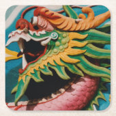 ドラゴン スクエアペーパーコースター (正面)