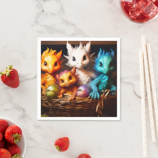 ドラゴン スタンダードカクテルナプキン (インサイチュ)