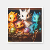 ドラゴン スタンダードカクテルナプキン (正面)