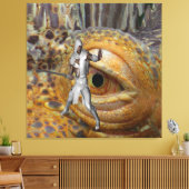 ドラゴン・スレイヤー キャンバスプリント (インサイチュ (リビング))