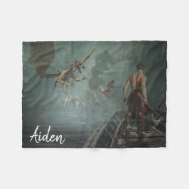 ドラゴン・スレイヤー フリースブランケット