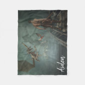 ドラゴン・スレイヤー フリースブランケット (正面)