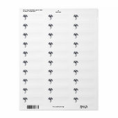 ドラゴン&ソード差出人住所ラベル ラベル (フルシート)