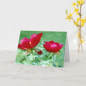 ドラゴン、タイガース、牡丹V カード (黄色い花)