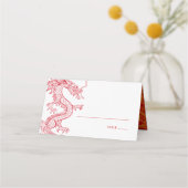 ドラゴン | テーブル名カードの配置 プレイスカード (正面)