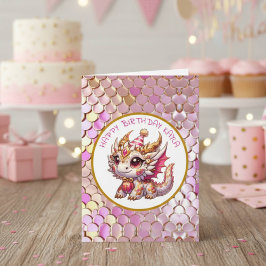 ドラゴン テーマのぬりえページ | 女の子の誕生日 カード