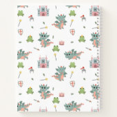 ドラゴン ナイツ おとぎ話 中世のお城 ノートブック (裏面)