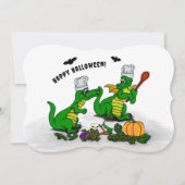 ドラゴン - ハッピーハロウィン！今日は料理するよ！ 招待状 (正面)