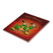 ドラゴン - ハッピーハロウィン ! 今日は料理する タイル (側面)